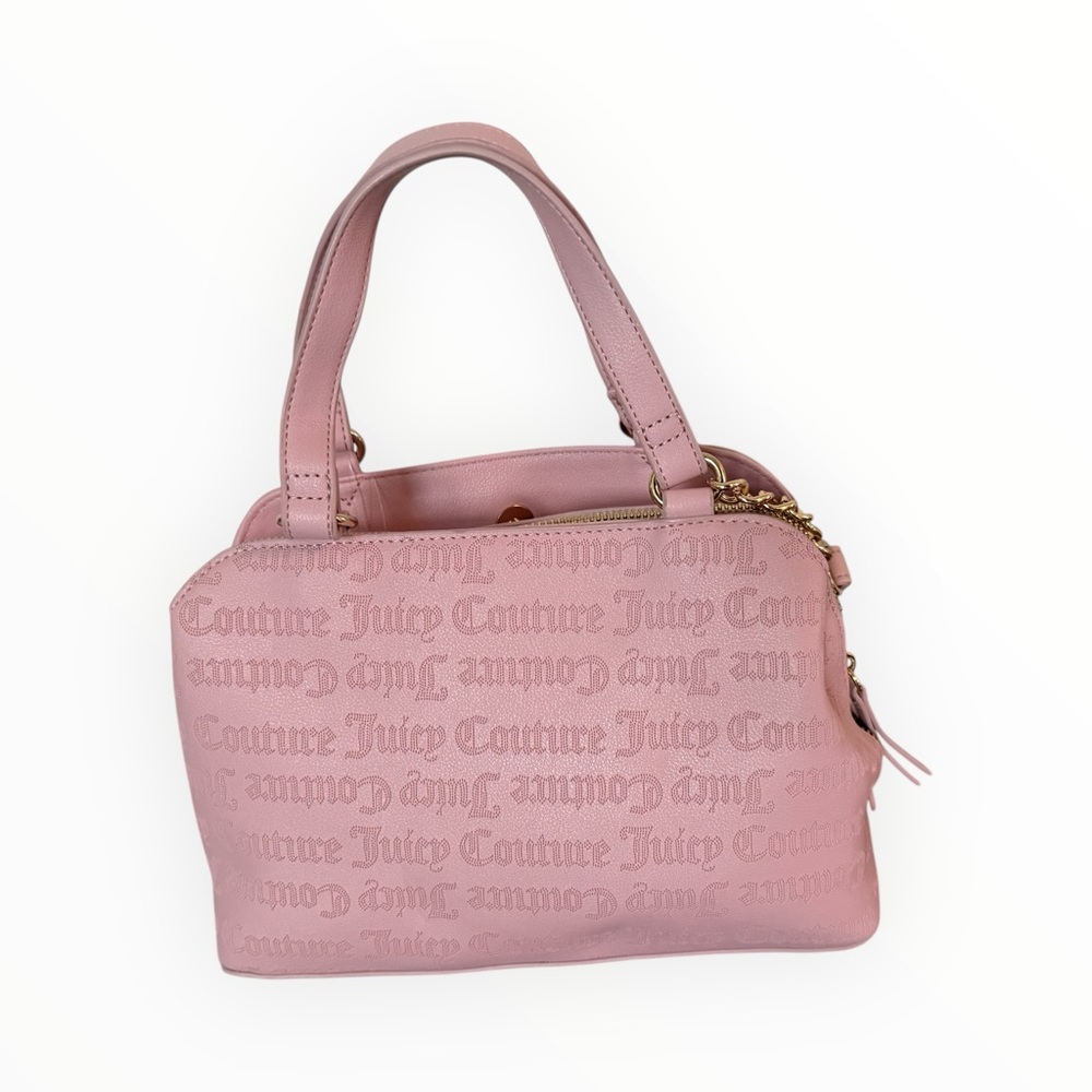 Juicy Couture Pink Embossed Satchel - Picture 2 of 12